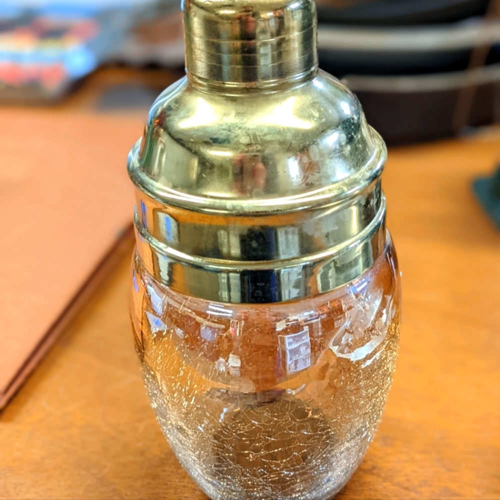 Vintage cocktail shaker
